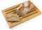 Kinghoff 1217 brood snijplank - bamboe - kruimelbak - 37x23,5x3cm