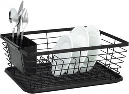 Kinghoff 1355 - Afdruiprek - staal-kunstof - zwart