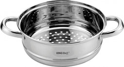 Kinghoff 1534 - Inzet stoompan - Groentestomer - Vleesstomer - Ø20 x 8.5 cm