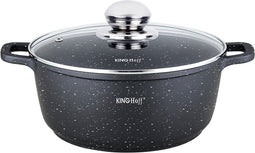 Kinghoff 1592 - Kleine Braadpan - met Aromaknop - 16 cm - 1.3 liter