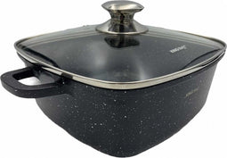 Kinghoff 1605 - Braadpan - vierkant - 28 cm - 6.5 liter