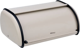 Kinghoff 1754 - Kleine Broodtrommel - RVS - Creme - Retro - 36x24x15 cm