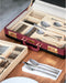 KINGHOFF 3515 - luxe bestekset koffer - 72 delig - 12 persoons - Modern bestek