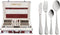 KINGHOFF 3553 - luxe bestekset koffer - 72 delig - 12 persoons - Modern bestek