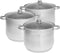 Kinghoff 7178 - 6 Delige Soep pannenset - kookpan - soeppan - 16 liter/13 liter/10.7 liter