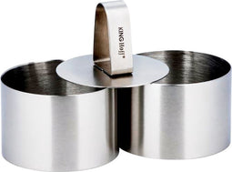 Kinghoff Garneerringen met uitdrukker - Serveerringen - set/2 - kookringen
