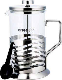 Kinghoff - Koffiemaker - Theezetter - RVS - Vaatwasser bestendig - 600 ml