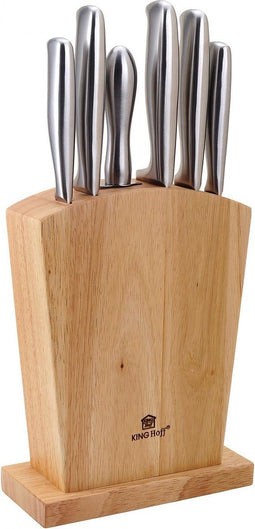 Kinghoff Messenset Messenblok rvs - 7 delig