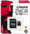 Kingston 256GB microSDHC Canvas Select Plus 100R A1 C10 Single Pack met Adapter