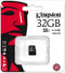 Kingston 32GB microSDHC Class 10 UHS-I + SD Adapter