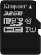 Kingston 32GB microSDHC Class 10 UHS-I + SD Adapter