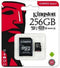 Kingston - Canvas Go! Plus - Micro SD geheugenkaart met Adapter - MSDXC - SDCG3/256GB - 256 GB