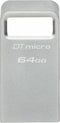Kingston DataTraveler® Micro USB-stick 64 GB Zilver DTMC3G2/64GB USB 3.2 Gen 1
