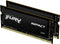 Kingston FURY Impact - Geheugen - DDR4 (SO-DIMM) - 32 GB: 2 x 16 GB - 260-PIN - 3200 MHz / PC4-25600 - CL20 - 1.2 V - niet-gebufferd - niet-ECC - zwart