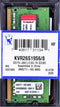 Kingston - Laptopgeheugen - ValueRAM - KVR26S19S6/8 - 8GB - DDR4 - SODIMM - 2666MHz - 1 x 8 GB