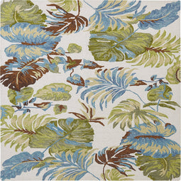 KINIK - Vloerkleed - Multicolor - 200 x 200 cm - Wol