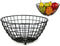 Kinvara Fruitschaal - Fruitmand - Zwart - Staal - Ø 28 cm H 11 cm