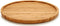 Kinvara Serveerplank - voor voedsel-hapjes - bamboe hout - rond - 25 cm - met rand