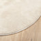 vidaXL - Vloerkleed - OVIEDO - laagpolig - Ø - 100 - cm - beige