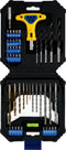 Kinzo Borenset en Bitset - 50 Stuks - Houtboren, Metaalboren en Betonboren - Bits voor o.a. Inbus en Torx - in Koffer