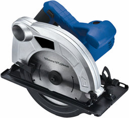 Kinzo Cirkelzaag - 230V - Blauw - met Parallelgeleider - Laminaatsnijder