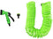 Kinzo Flexibele Tuinslag 15 Meter - Incl. Sproeikop en Snelkoppeling - 7 Sprayfuncties - Spiraalslang - Uv-Bestendig - PVC - Groen