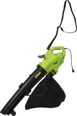 Kinzo Garden bladblazer - met opvangzak - 3000W - 3-in-1 - blazen, zuigen en mulchen
