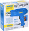 Kinzo Heteluchtpistool - 230V - Blauw - 350 tot 600 graden - 2 Warmtestanden - Verfbrander