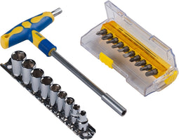 Kinzo Metrische Dopsleutelset - 21 Stuks - In Bewaardoos