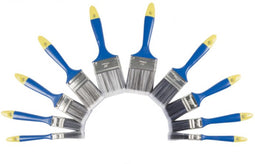 Kinzo Platte Kwasten - Verfkwasten - Schilderkwasten - Synthetische Haren - 10 Stuks