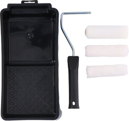 Kinzo Schilderset - 5-Delig: 3 Verfrollers (2x Vachtroller, 1x Schuimroller), 1 Verfbakje, 1 Beugel