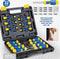 Kinzo Schroevendraaierset 32-Delig - Incl. Koffer - Schroevendraaiers met Magnetische Tip - Zwart, Geel, Blauw