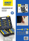 Kinzo Schroevendraaierset 32-Delig - Incl. Koffer - Schroevendraaiers met Magnetische Tip - Zwart, Geel, Blauw