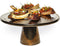 Dutchdeluxes - Keramiek - Elegant - Taartplateau - Medium - 25 cm diameter - Platinum matt - Goud