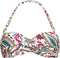 Cyell Wajang Floral - Bikinitop Bandeau Voorgevormd met Beugel Dames - Wit/Paars/Groen