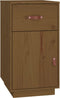 vidaXL - Bureaukastje - 40x50x75 - cm - massief - grenenhout - honingbruin