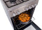 Etna FGV350RVS - Fornuis 50 cm - 4 kookzones 4 ovenstanden - Roestvrijstaal