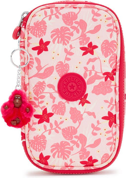 Kipling 50 Pens Etui - Pink Leaves