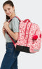 Kipling Class Room Rugzak - 28 Liter - Pink Leaves