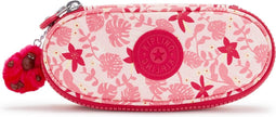 Kipling Duobox Etui - Pink Leaves