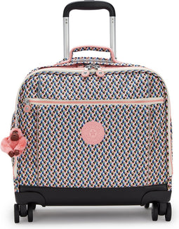 Kipling NEW STORIA Schooltas met wielen, 25 Liter, 13 inch laptopvak - Girly Geo