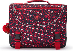 Kipling Preppy Dames Schooltas Met Regenhoes - Heart Festival