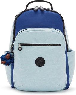 Kipling Seoul Rugzak - 27 Liter - Fresh Denim Bl