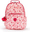 Kipling Seoul Rugzak - Pink Leaves