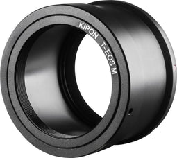 Kipon adapter T2 objectief aan Canon EF-M camera