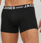 Jack & Jones 3P - Heren Boxershorts - Lage taille - Korte pijpen - Zwart/Wit (3-pack)
