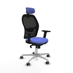 Jorquera Piqueras y Crespo 2D086G2 - Bureaustoel met hoofdsteun - Verstelbare hoogte - Licht Blauw