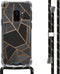 iMoshion Hoesje Geschikt voor Samsung Galaxy S9 Hoesje Met Koord - iMoshion Design Hoesje met Koord - Zwart / Meerkleurig / Goud / Black Graphic