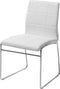 KIRON - Eetkamerstoel - Wit - Kunstleer
