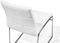 KIRON - Eetkamerstoel - Wit - Kunstleer